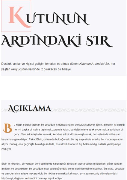 Kutunun Ardındaki Sır - Derya Akdeniz fiyatları