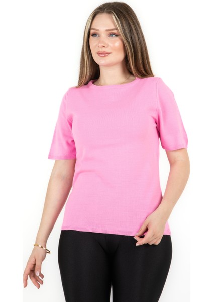 Kısa Kollu Kazak Pembe fiyatları