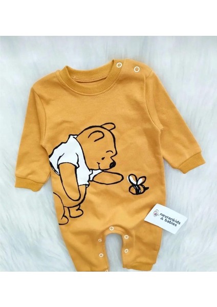 Winnie The Pooh Arı Baskılı Tulum modelleri