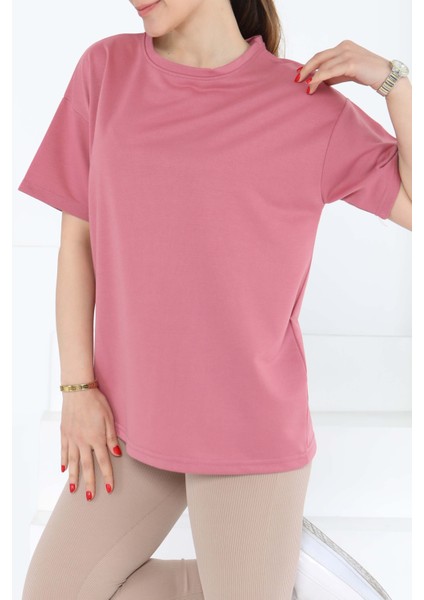 Kısa Kollu T-Şhirt Gül - 27140 fırsatları