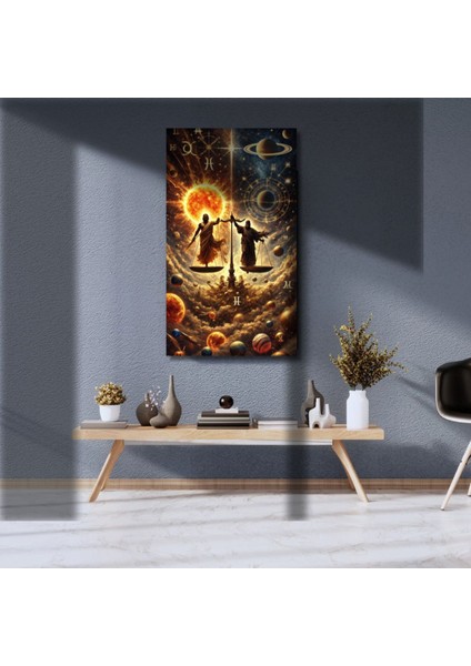Uv Digital Baskı Cam Tablo Astroloji Denge Terazi Gezegenler Uyanış Astroloji Terimleri fiyatları