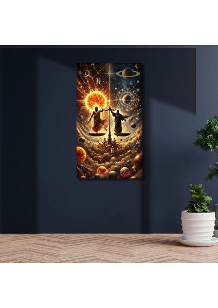 Uv Digital Baskı Cam Tablo Astroloji Denge Terazi Gezegenler Uyanış Astroloji Terimleri modelleri