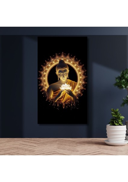 Uv Digital Baskı Budda Desenli Cam Duvar Tablo Ofis Ev fiyatları