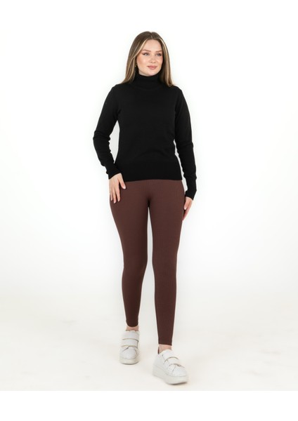 Balıkçı Yaka Basic Kazak Siyah fiyatları