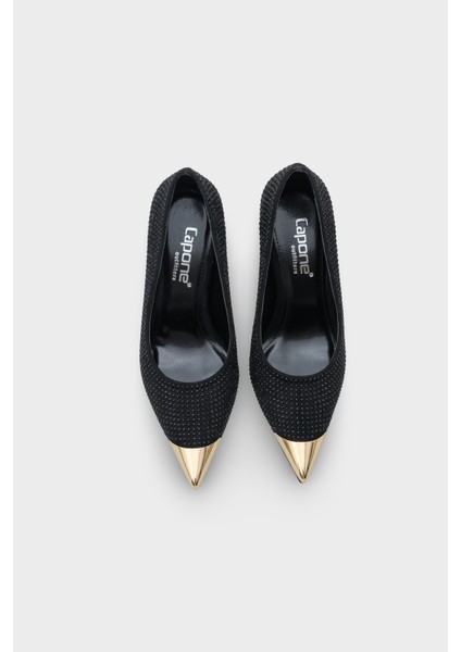 Olivia Taşlı Sivri Metal Burunlu Orta Topuklu Saten Abiye Stiletto fiyatları