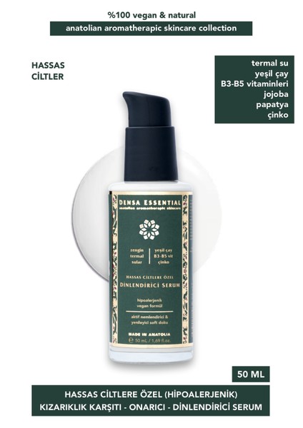 Hassas Ciltlere Özel Dinlendirici Serum 50 ml
