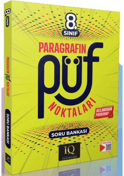 8. Sınıf Püf Paragraf Soru Bankası / Kollektif / Iq Yayınları / 9786259559834