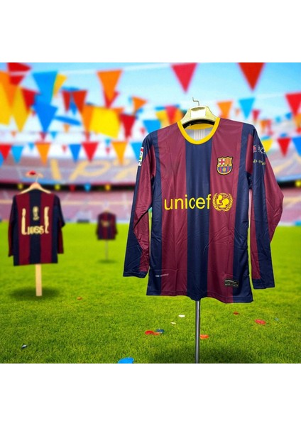 Efsane 09/10 Barcelona Messi Uzun Kollu Halı Saha Forma fırsatları
