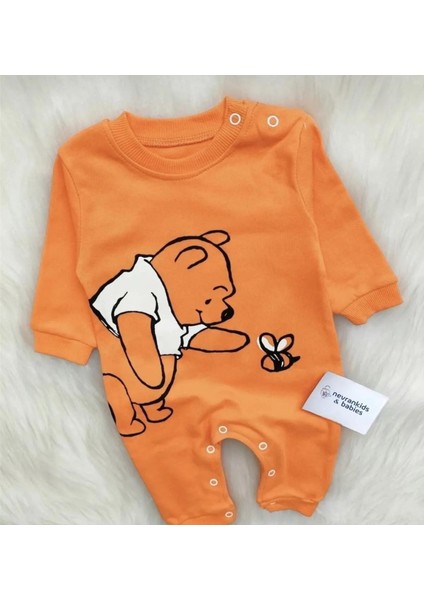 Winnie The Pooh Arı Baskılı Tulum