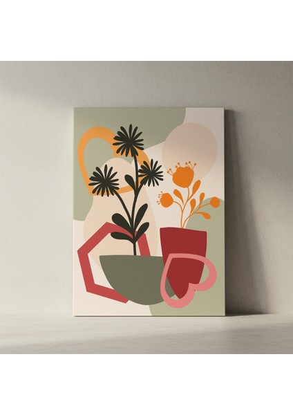 Soyut Bitkisel Desenler Tablosu fiyatları