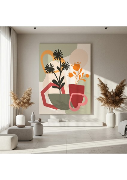 Soyut Bitkisel Desenler Tablosu fırsatları