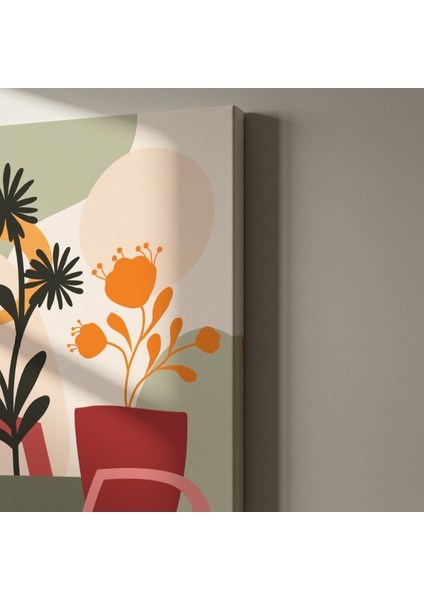 Soyut Bitkisel Desenler Tablosu indirimleri