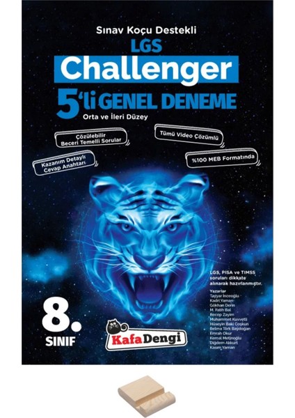 Lgs 8.sınıf 5'li Challenger Paket Deneme ve Telefon Standı