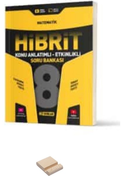 Lgs 8. Sınıf Hibrit Matematik Soru Bankası ve Telefon Standı