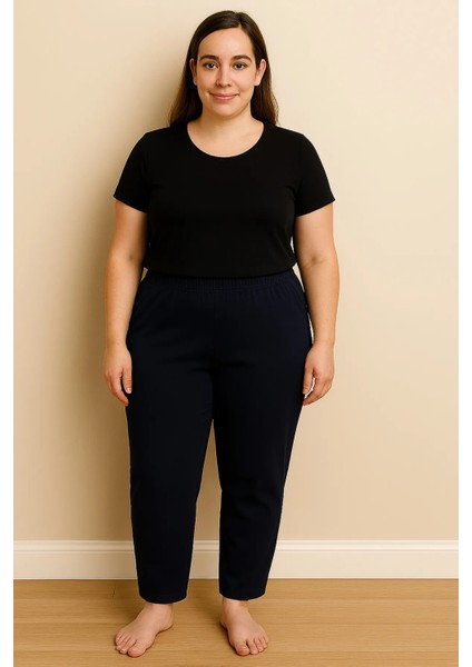 Beli Lastikli Oysho Kumaş Bayan Eşofman Altı