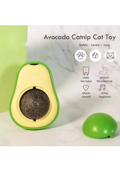 Avokado Tasarımlı Kedi Yalama Topu modelleri