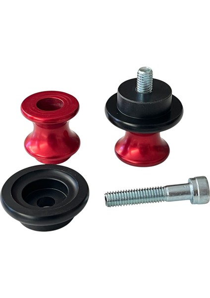 Dmk Triumph Tiger 660 Uyumlu Kaldırma Sehpa Makarası (Kırmızı)