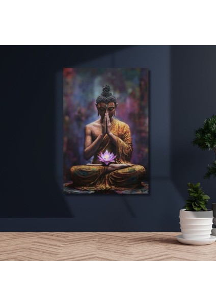 Uv Digital Baskı Budda Desenli Cam Duvar Tablosu Ofis Ev fiyatları