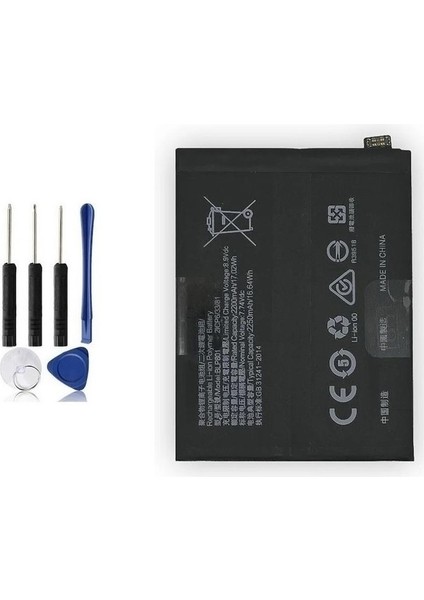 One Plus 8t Uyumlu Pil Batarya BLP801 +Tamir Set KB2005-2007-2003
