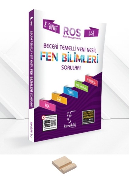 Lgs 8. Sınıf Beceri Temelli Fen Soru Bankası ve Telefon Standı