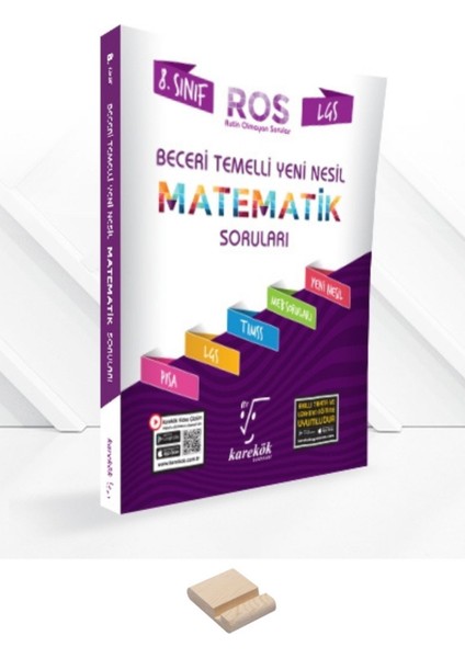 Lgs 8. Sınıf Beceri Temelli Matematik Soru Bankası ve Telefon Standı