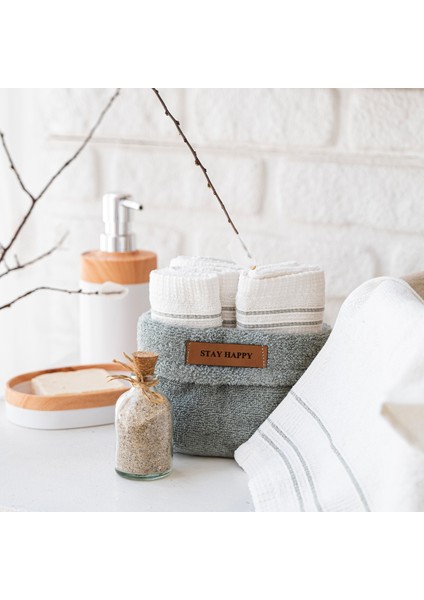 Home Daily 4 Lü Havlu Seti 30X50 Cm-Yeşil fiyatları