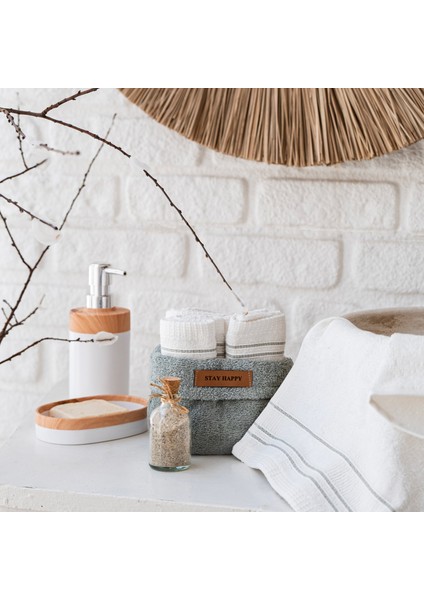 Home Daily 4 Lü Havlu Seti 30X50 Cm-Yeşil modelleri