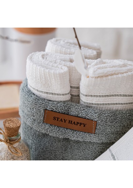 Home Daily 4 Lü Havlu Seti 30X50 Cm-Yeşil indirimleri