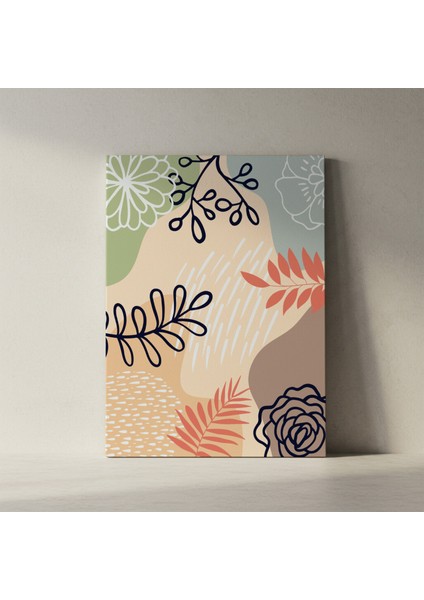 Soyut Botanik Desen Tablosu fiyatları