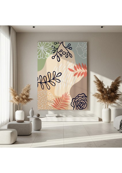Soyut Botanik Desen Tablosu fırsatları