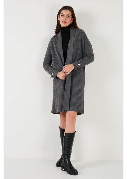 % 100 Akrilik Triko Örme Uzun Hırka Bayan Hırka 4615212 modelleri