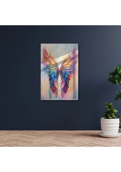 Uv Digital Baskı Cam Tablo Melek Kanadı Sanşlı Kanatlar Astroloji Terimleri Sanşlı Cam Tablo fiyatları
