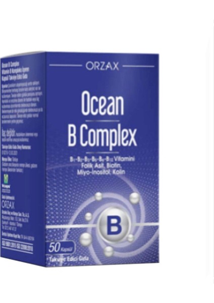 B Complex Takviye Edici Gıda 50 Kapsül