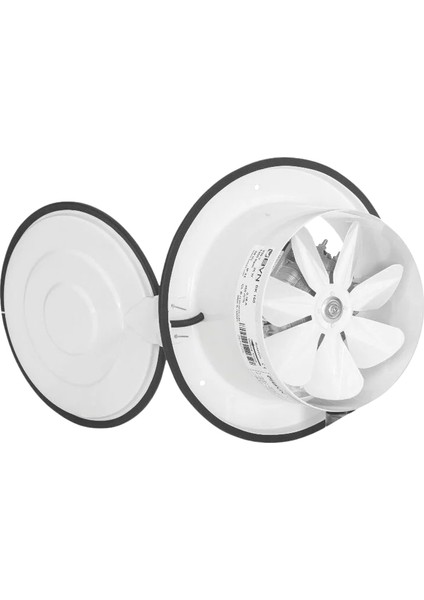 Bvn Bk 160 (450M³/H) Aksiyel Kapaklı Duvar/pencere Aspiratörü