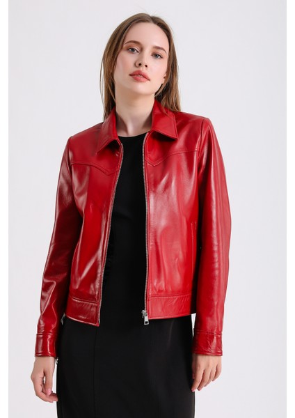 Carole Kadın Deri Ceket modelleri