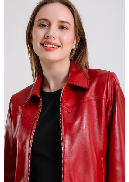 Carole Kadın Deri Ceket