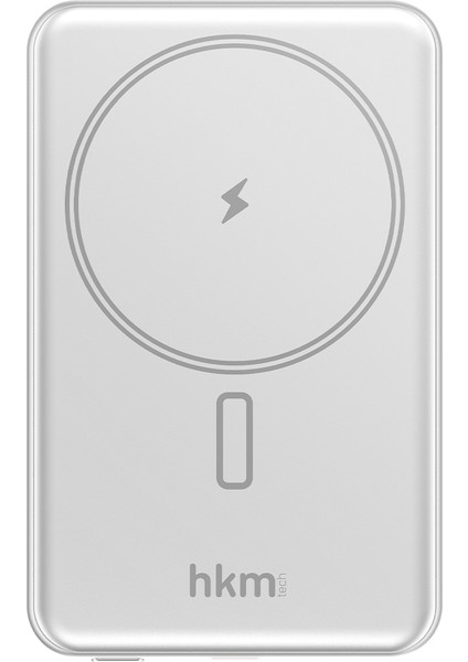 MAG LITE Wireless 5.000 Mah 20W Magsafe Uyumlu Manyetik Kablosuz Powerbank, Ultra Ince, Gümüş Renk modelleri
