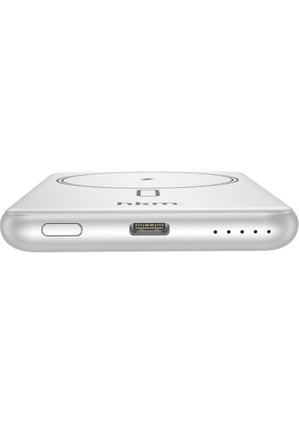 MAG LITE Wireless 5.000 Mah 20W Magsafe Uyumlu Manyetik Kablosuz Powerbank, Ultra Ince, Gümüş Renk indirimleri