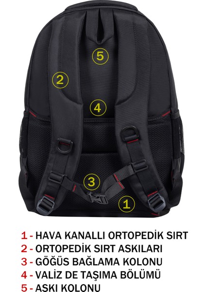 Unisex Okul Sırt Çantası Büyük Boy Çok Gözlü USB Type-C Su Geçirmez Oxford Kumaş Lise Üniversite fırsatları