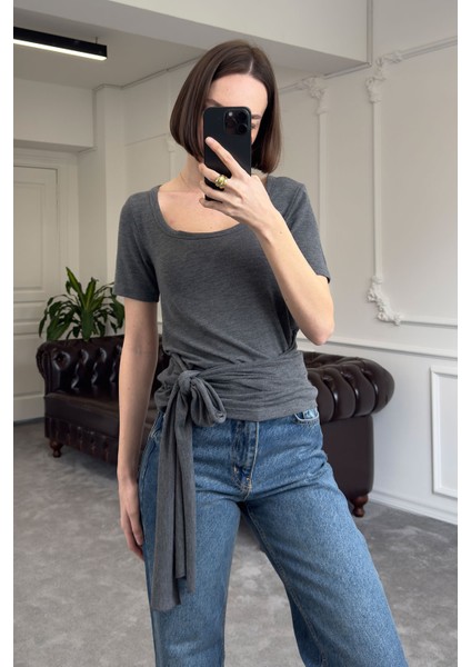 Şallı Body- Antrasit