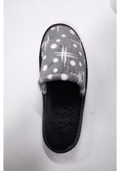 Kadın Önü Kapalı Yıkanabilir Puf Dikişli Içi Süngerli Kışlık Çeyiz Bohça Misafir Ev Terliği 253