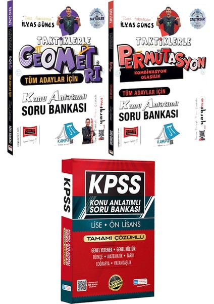 Taktiklerle Geometri Permütasyon Kombinasyon Olasılık Ilyas Güneş - Lise Önlisans Konu Ant. Soru