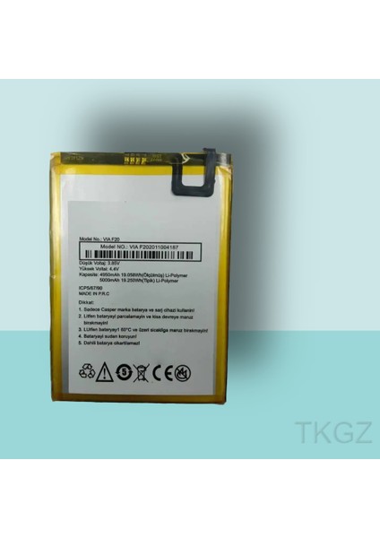 - Casper F20 Batarya Pil Orijinal Sıfır