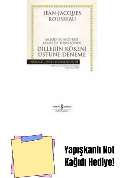 Dillerin Kökeni Üstüne Deneme + Yapışkanlı Not Kağıdı