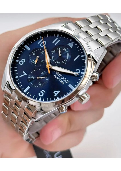 Fonksiyonlu&takvimli Silver Çelik Kordon Erkek Kol Saati modelleri