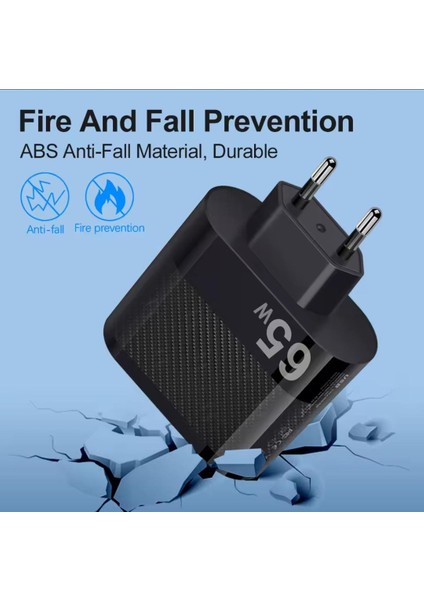Muti 6 Portlu Şarj Cihazı 65 W USB Yüksek Hızlı Hızlı Şarj Pd Cep Telefonu Duvar Adaptörü, Şarj Adaptörü modelleri