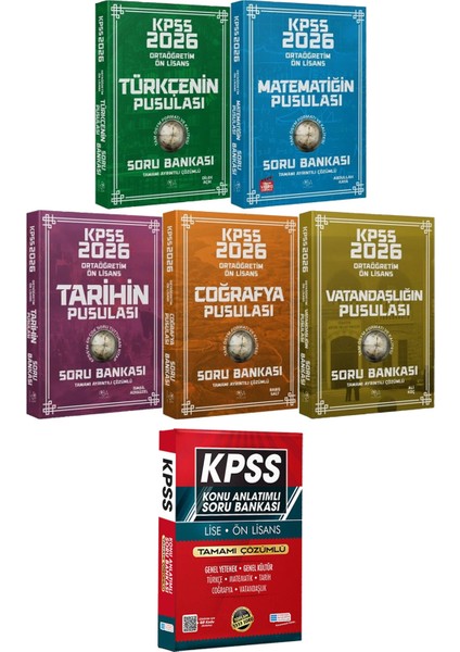 2026 Kpss Ortaöğretim Ön Lisans Türkçenin Matematiğin Tarihin Coğrafyanın Vatandaşlığın Pusulası Soru - Lise Önlisans Konu Ant. Soru