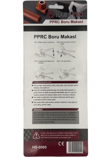 Pprc Boru Makası Aliminyum | 42 mm Çap Kapasitesi – Pvc, Ppr, Pe, Pex, Abs Boru ve Hortum Kesici indirimleri
