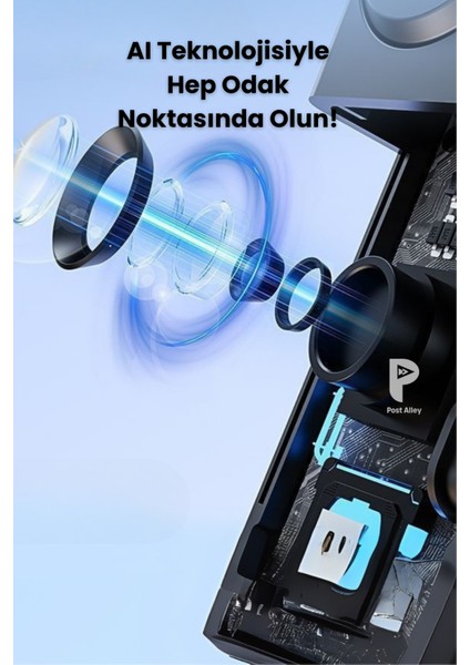 Akıllı Aı Yüz Takipli 360° Selfie Stick & Tripod indirimleri
