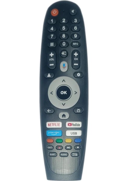 Altus Netflıx - Youtube - Prıme Vıdeo Tuşlu Ses Komutsuz LCD LED Tv Kumanda